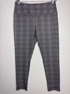 Alexander Jordan Black and White Glenplaid With Pink Legging pants XL